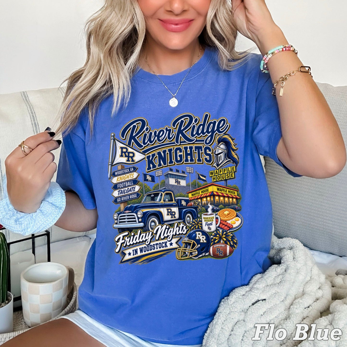 River Ridge Friday Nights Comfort Color Graphic Tee ON SALE UNTIL 09/04/06