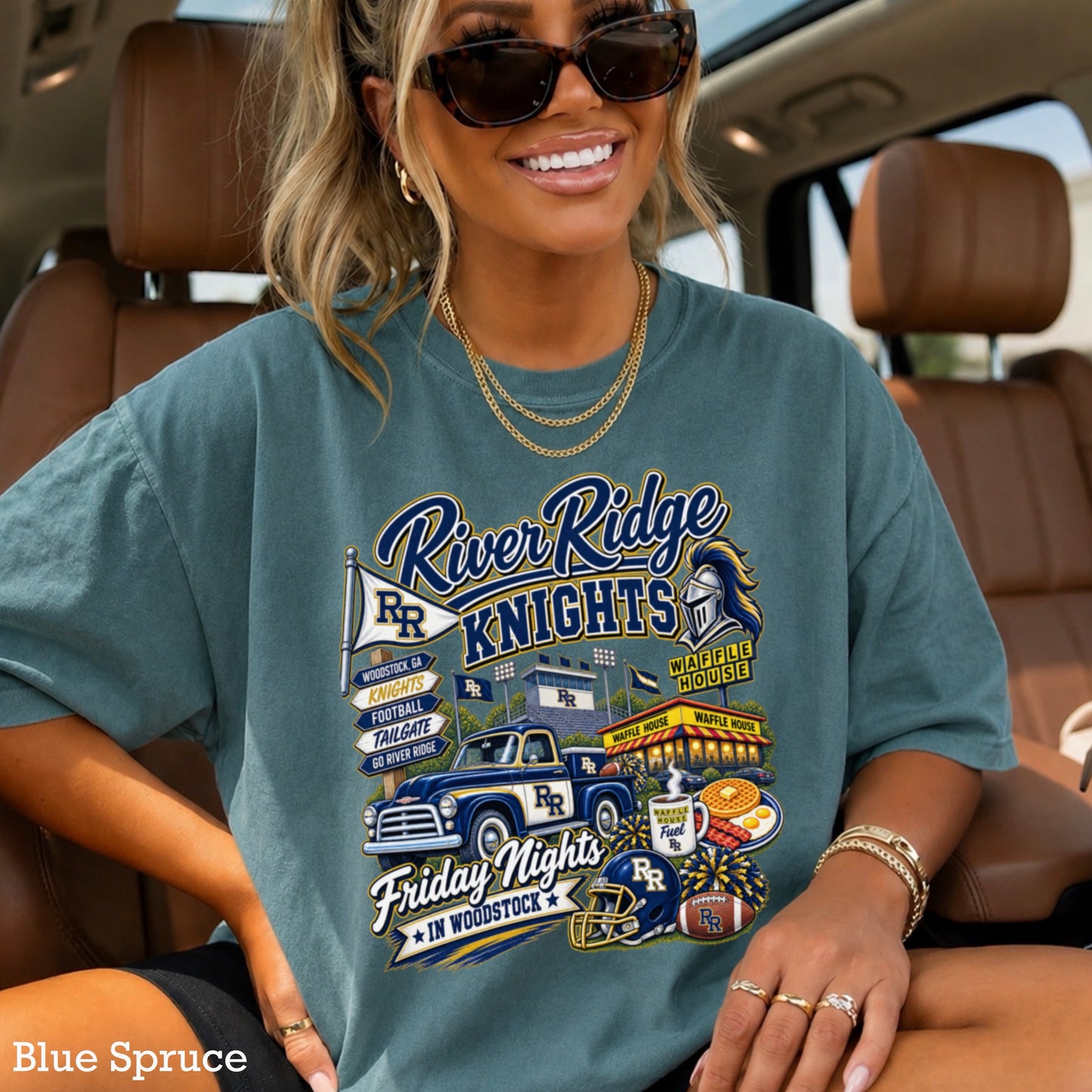 River Ridge Friday Nights Comfort Color Graphic Tee ON SALE UNTIL 09/04/06