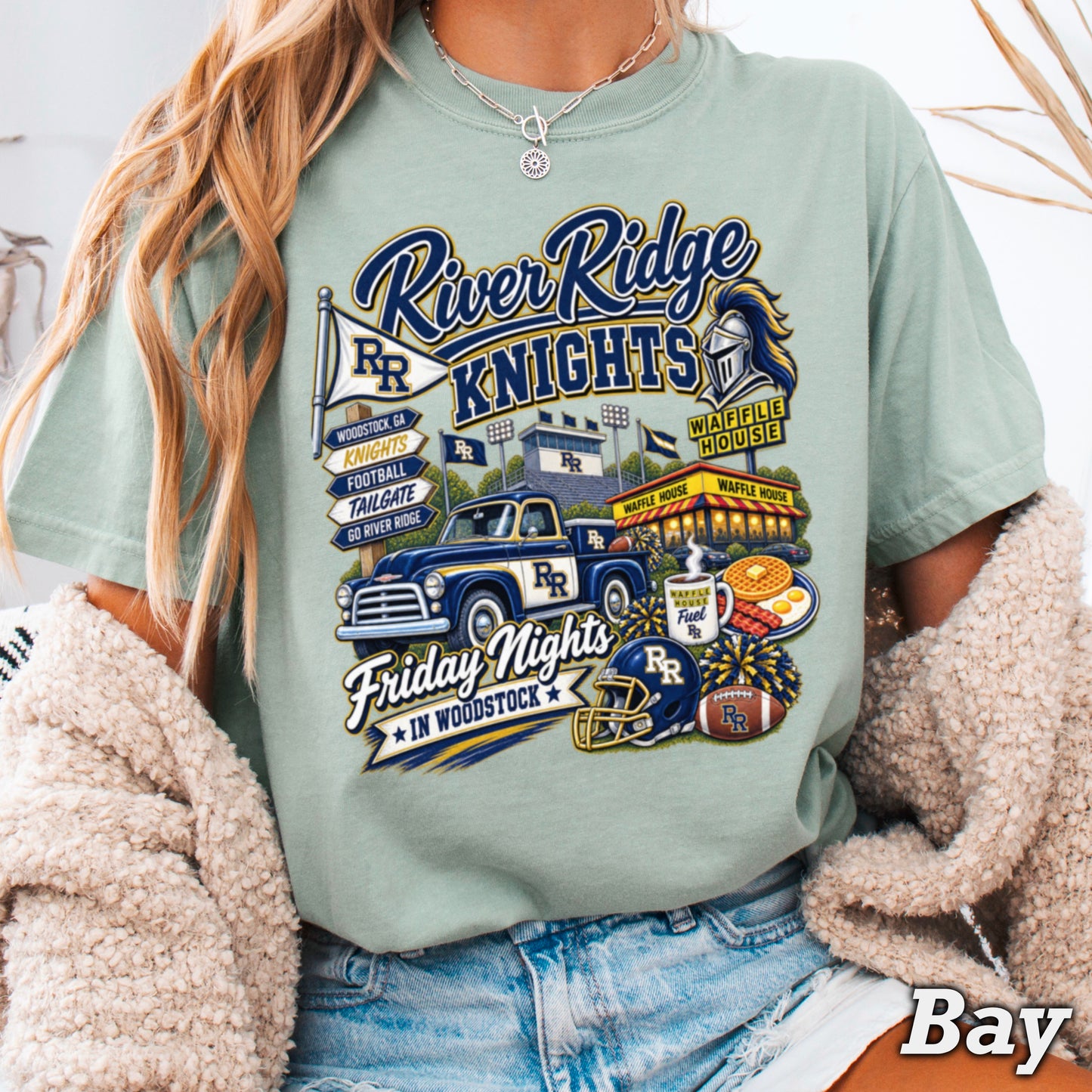 River Ridge Friday Nights Comfort Color Graphic Tee ON SALE UNTIL 09/04/06