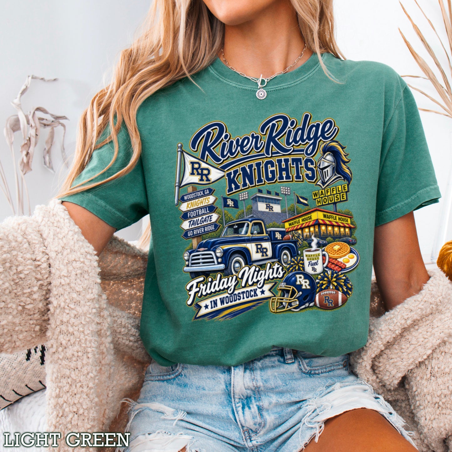 River Ridge Friday Nights Comfort Color Graphic Tee ON SALE UNTIL 09/04/06