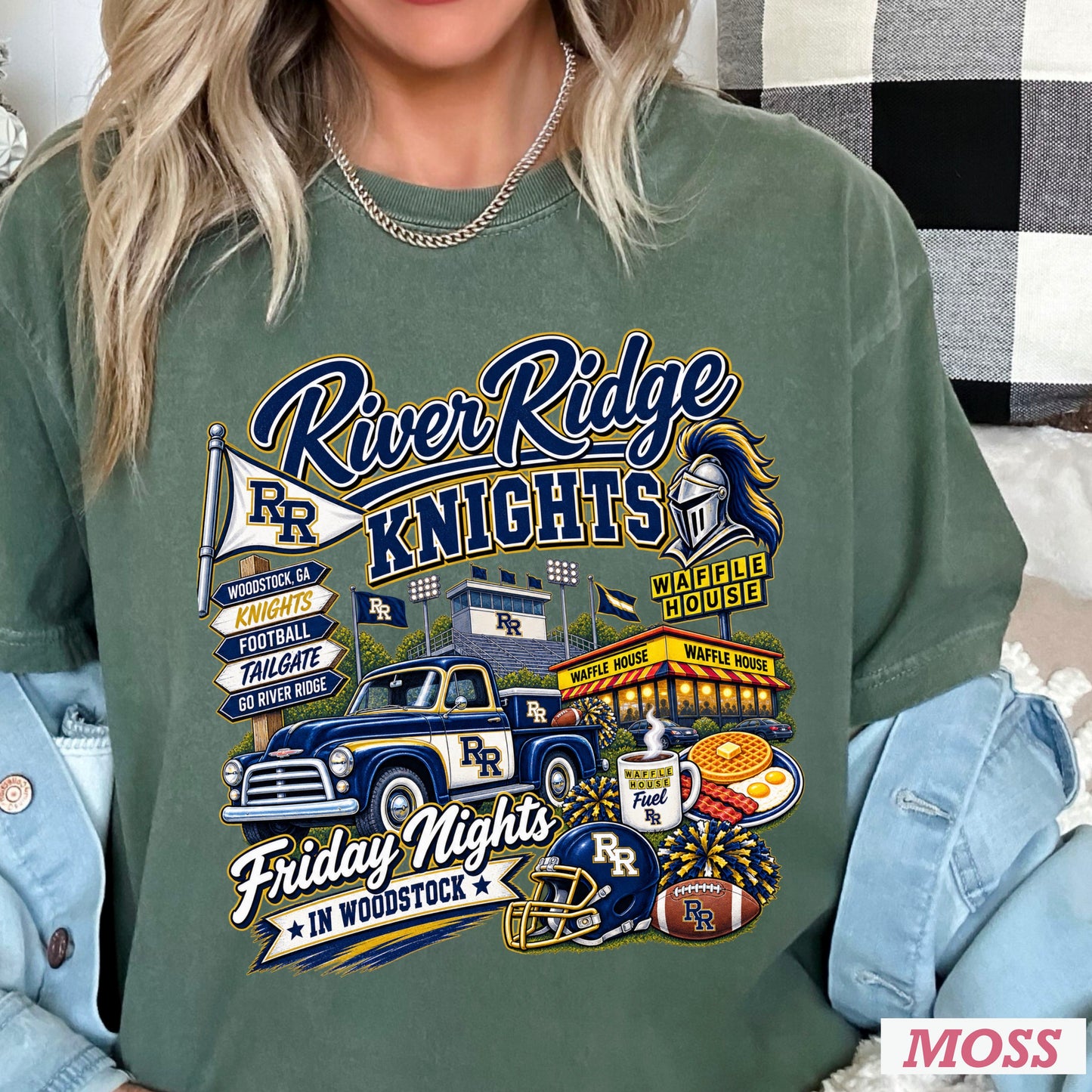 River Ridge Friday Nights Comfort Color Graphic Tee ON SALE UNTIL 09/04/06