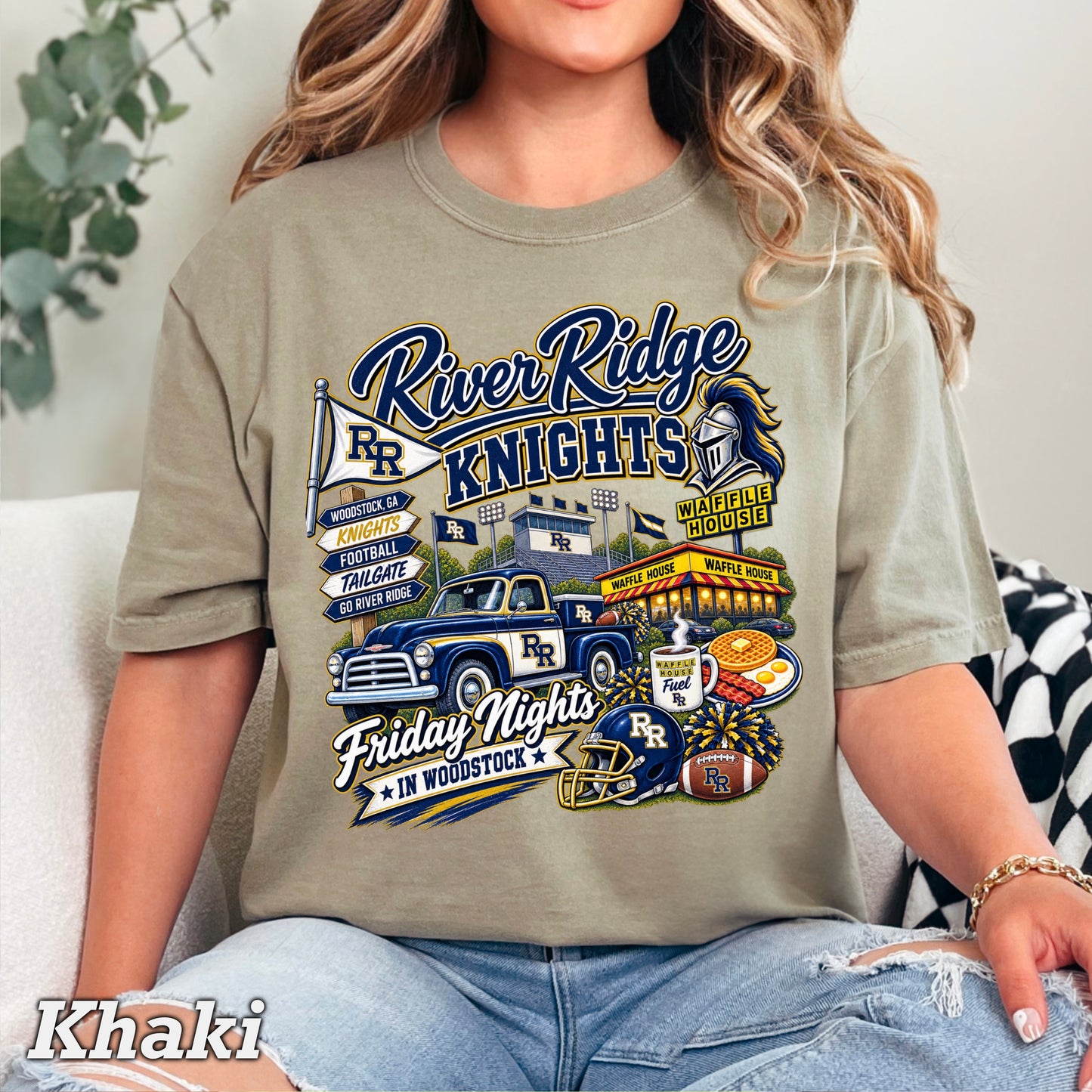 River Ridge Friday Nights Comfort Color Graphic Tee ON SALE UNTIL 09/04/06