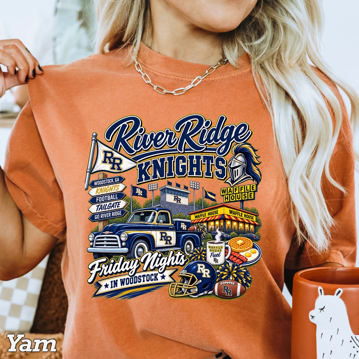 River Ridge Friday Nights Comfort Color Graphic Tee ON SALE UNTIL 09/04/06