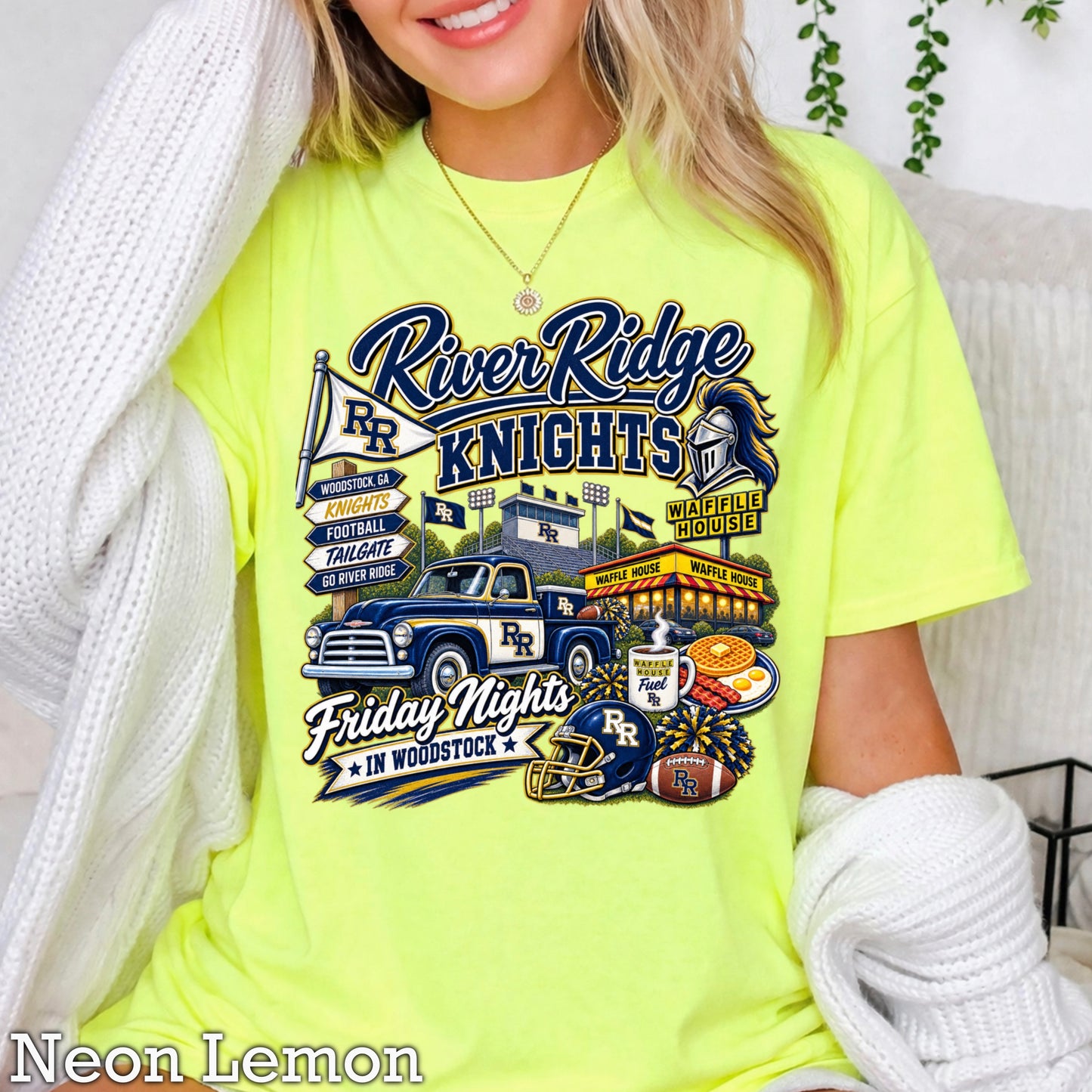 River Ridge Friday Nights Comfort Color Graphic Tee ON SALE UNTIL 09/04/06