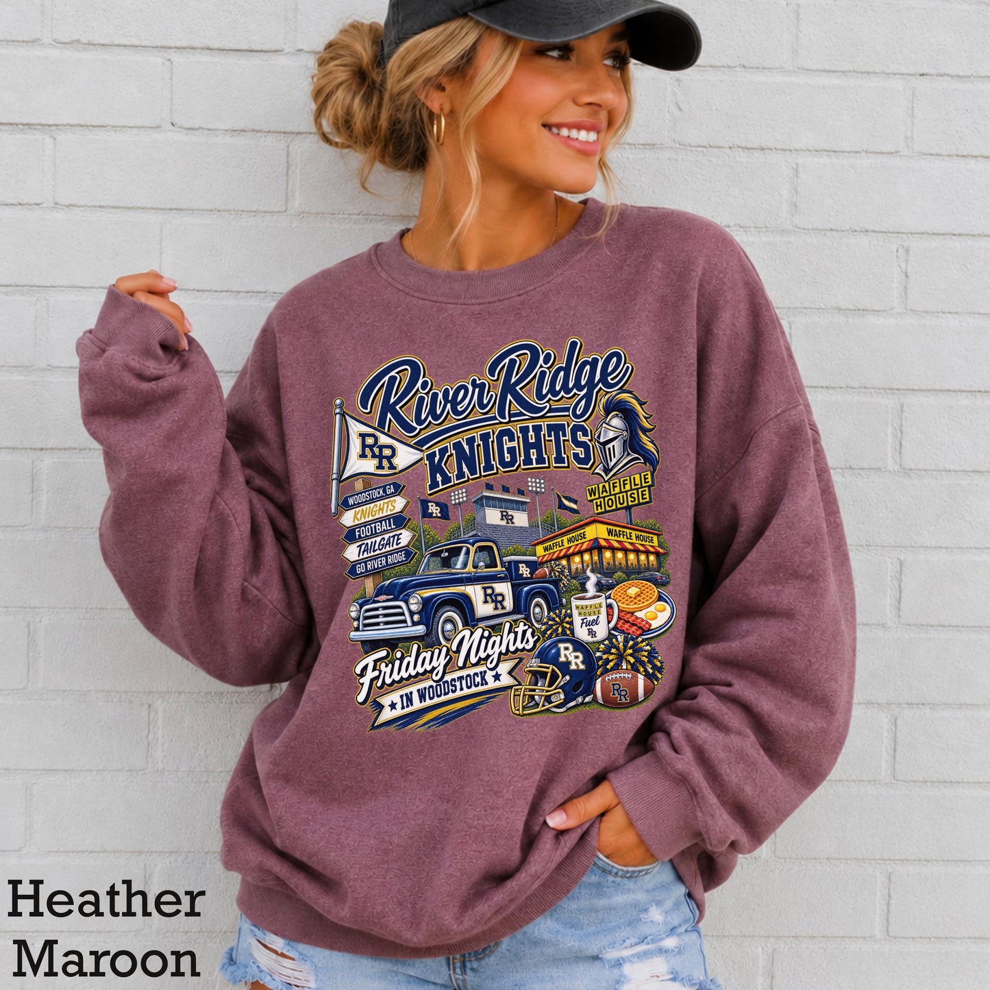 River Ridge Friday Nights Crewneck Sweatshirt ON SALE UNTIL 09/04/26