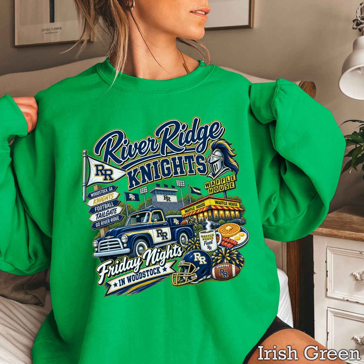 River Ridge Friday Nights Crewneck Sweatshirt ON SALE UNTIL 09/04/26