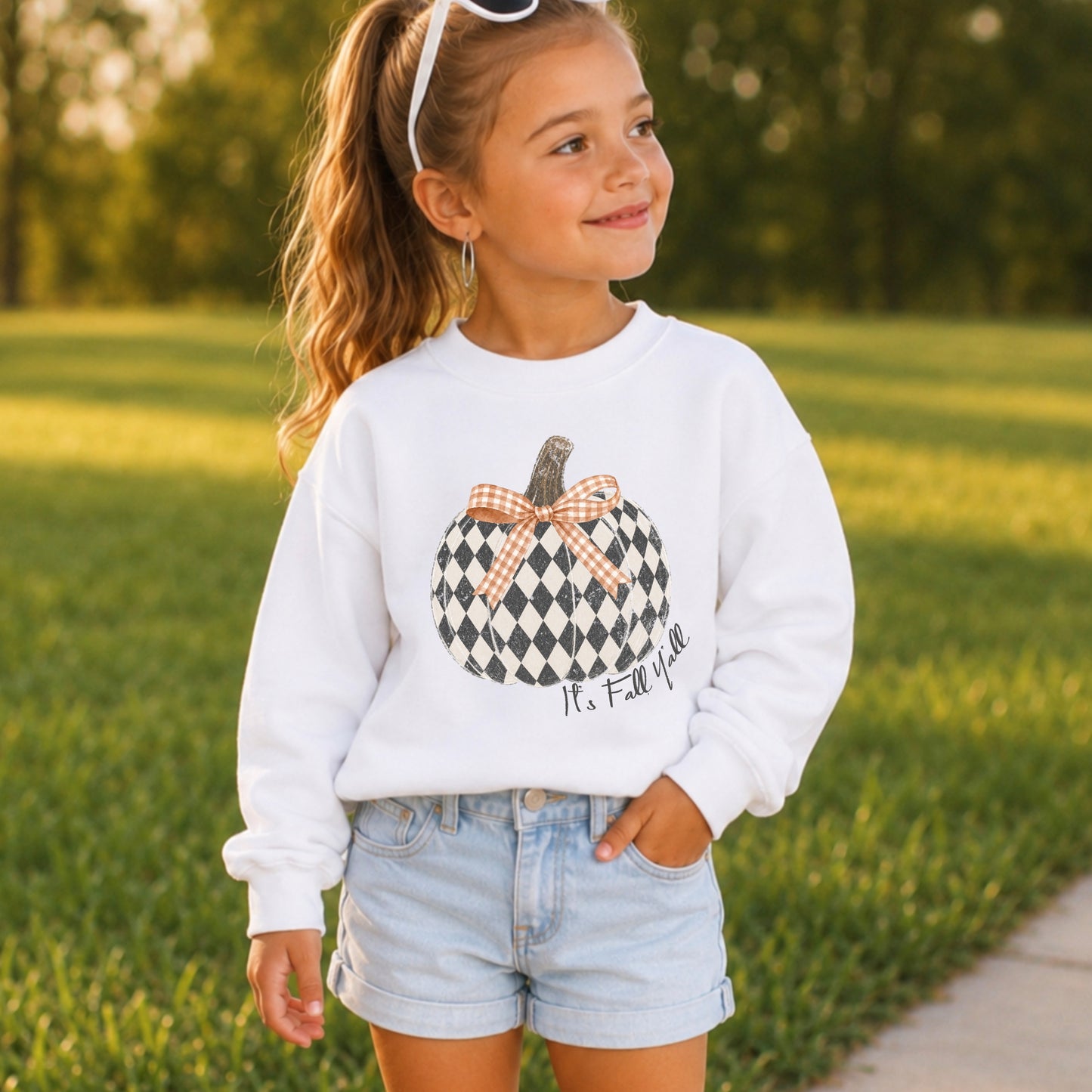 It’s Fall Yall Youth Crewneck Sweatshirt