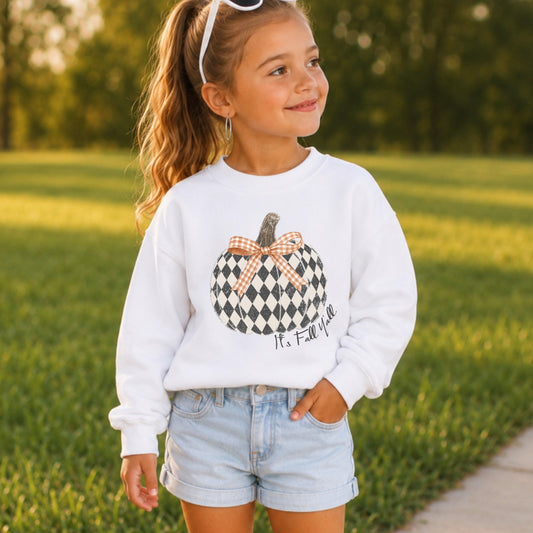 It’s Fall Yall Youth Crewneck Sweatshirt