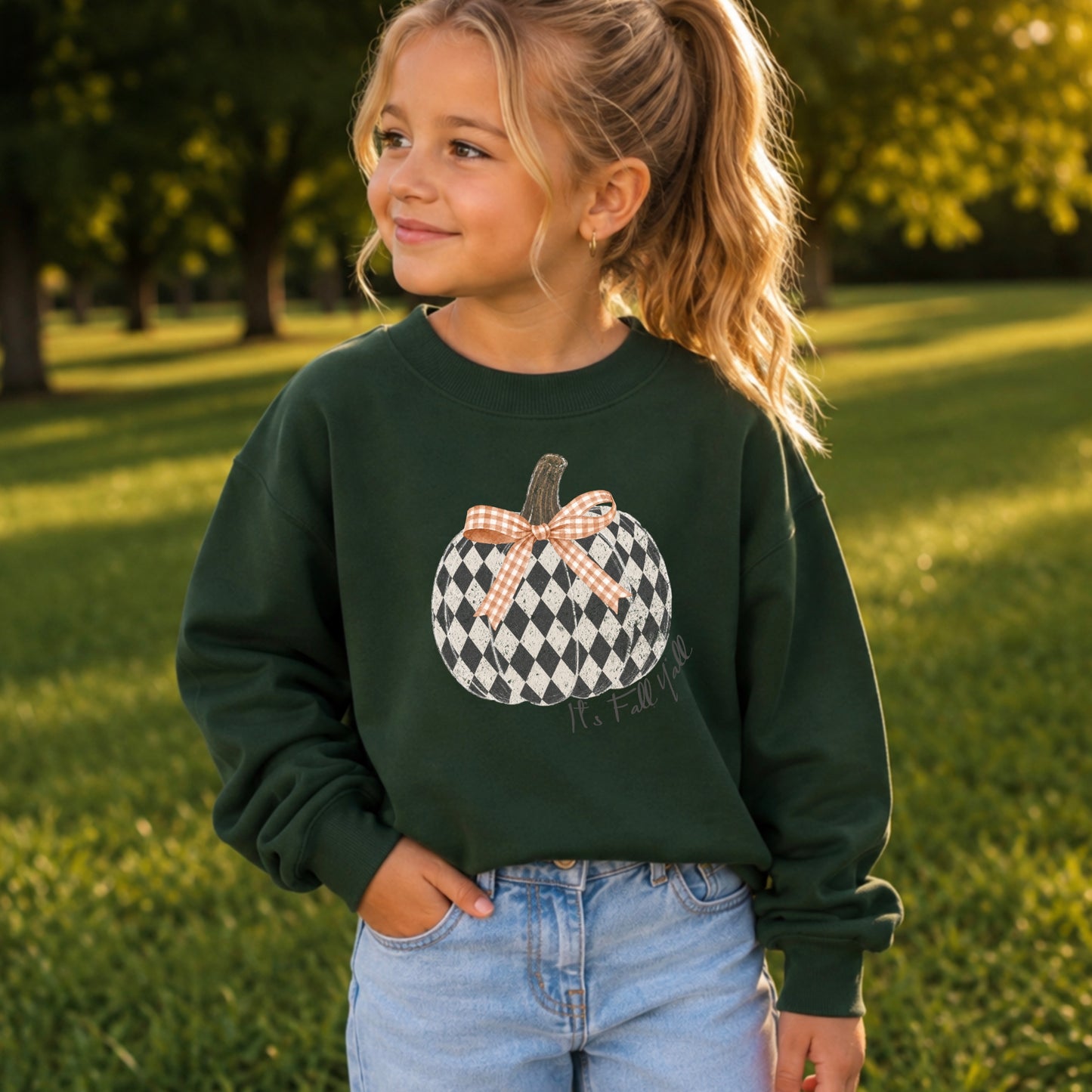 It’s Fall Yall Youth Crewneck Sweatshirt