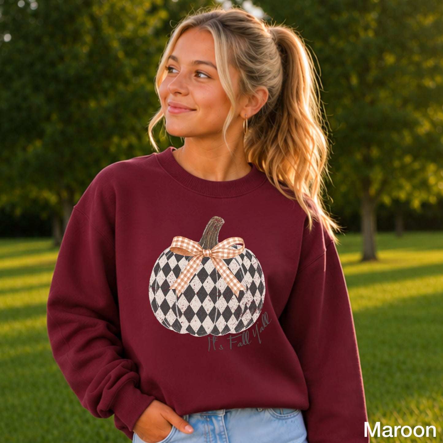 It’s Fall Yall Youth Crewneck Sweatshirt