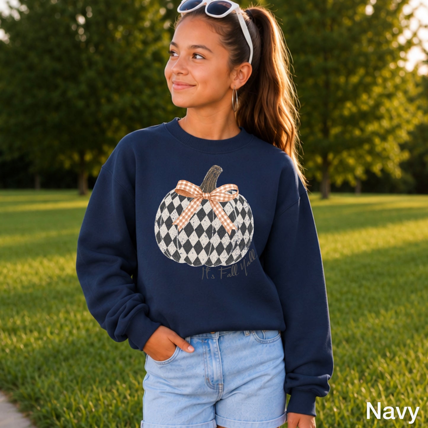 It’s Fall Yall Youth Crewneck Sweatshirt