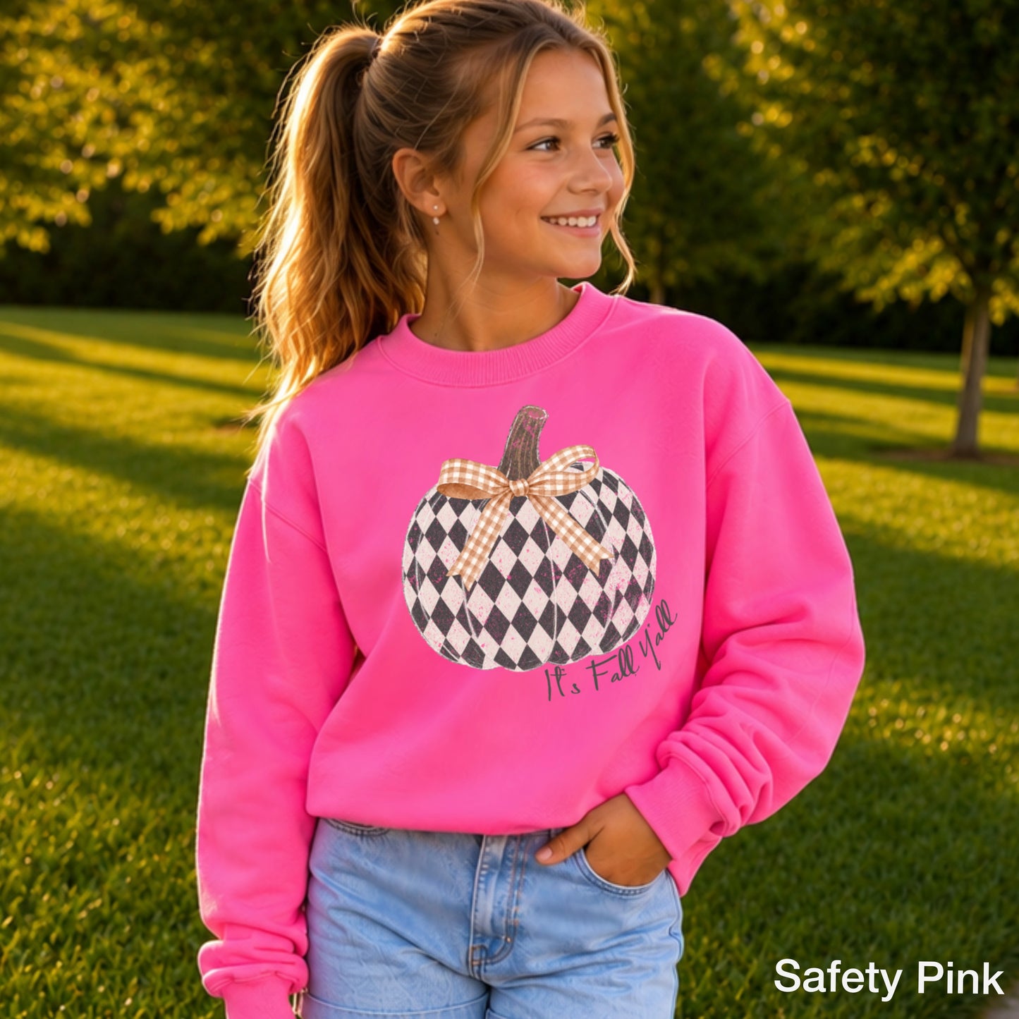 It’s Fall Yall Youth Crewneck Sweatshirt