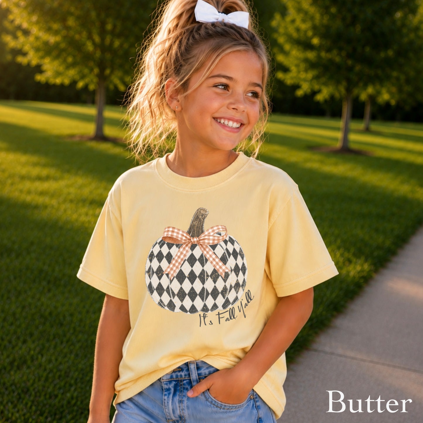 It’s Fall Yall Youth Comfort Color T-Shirt