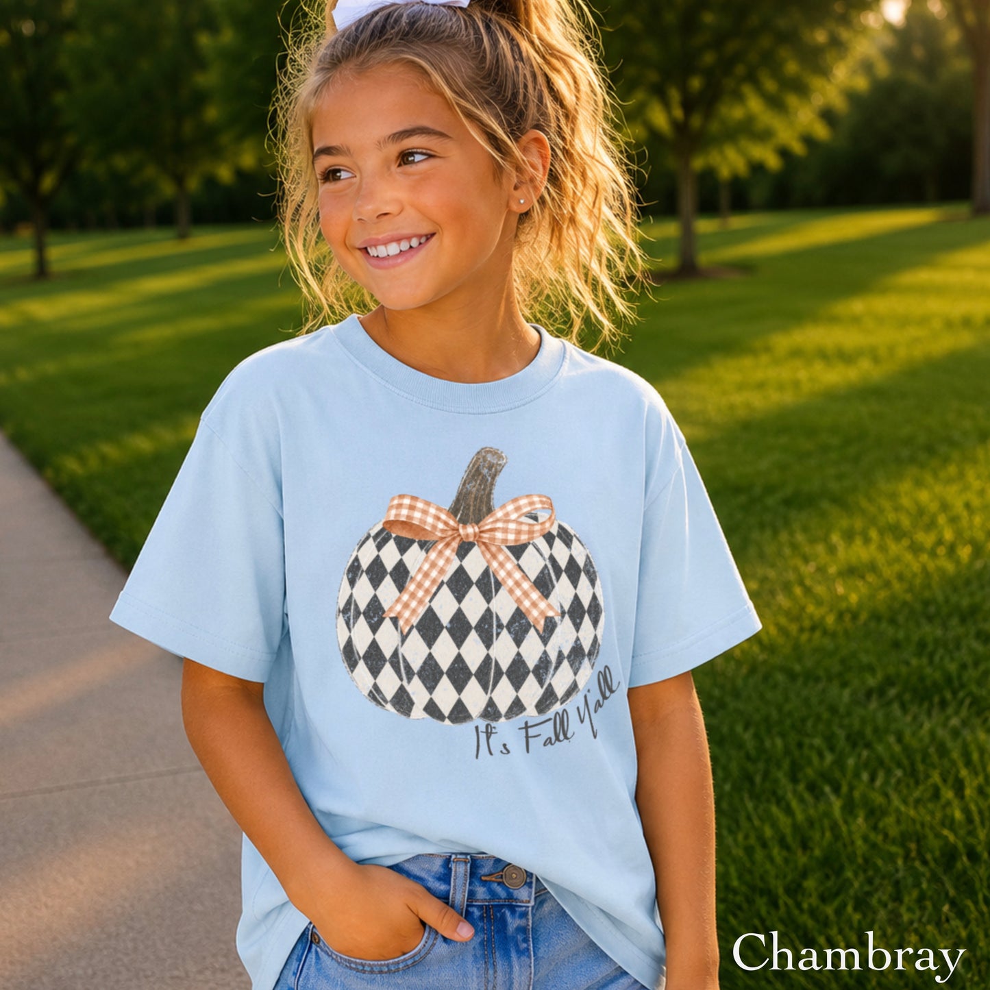 It’s Fall Yall Youth Comfort Color T-Shirt