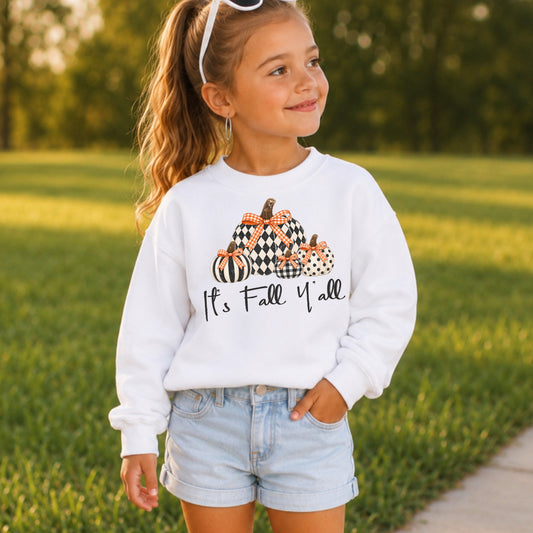 It’s Fall Yall Youth Crewneck Sweatshirt