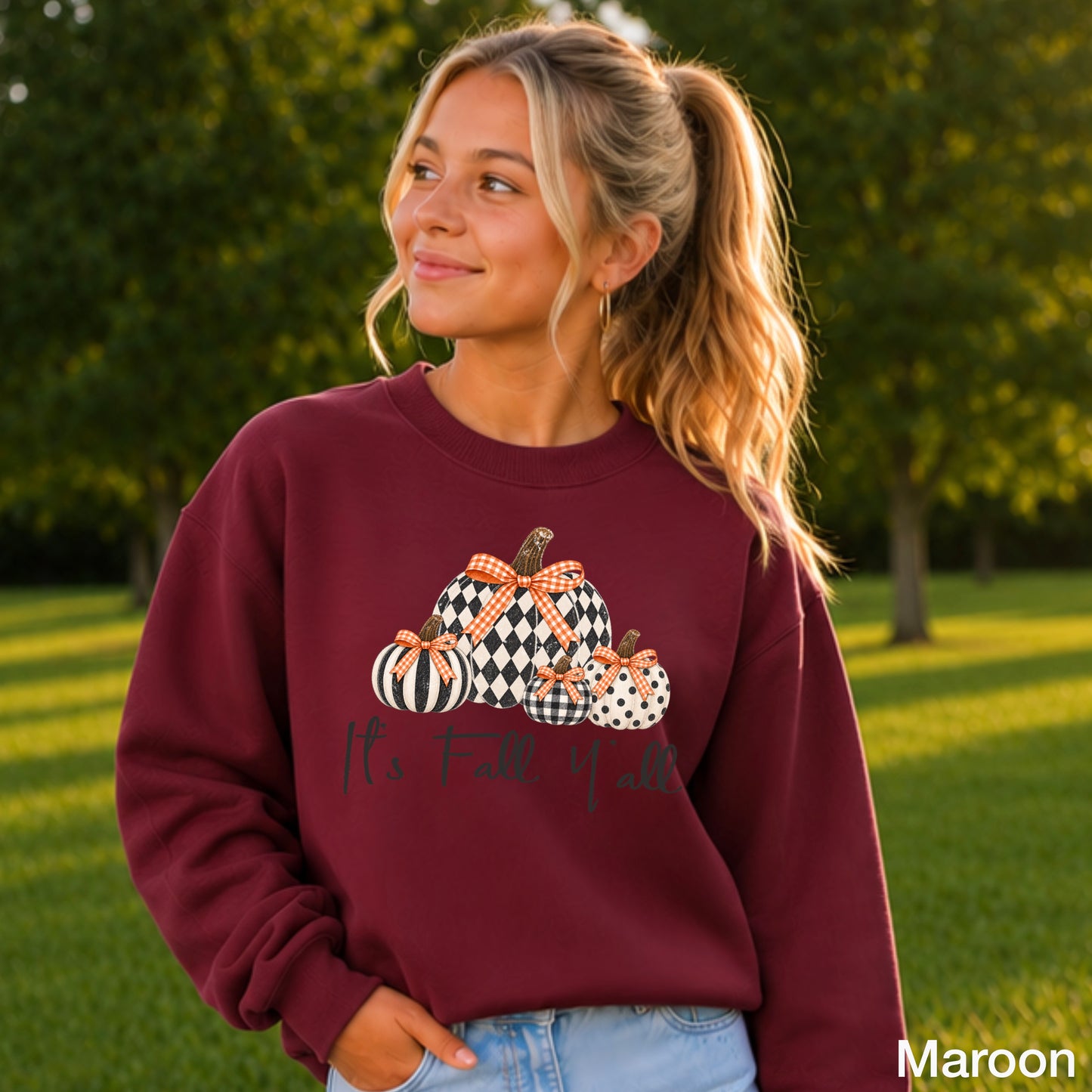 It’s Fall Yall Youth Crewneck Sweatshirt