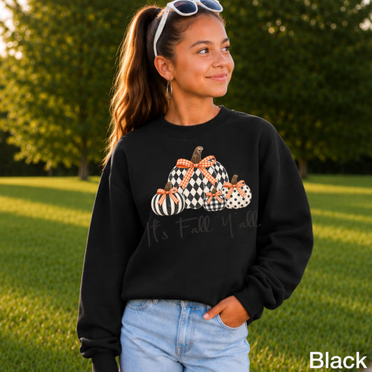 It’s Fall Yall Youth Crewneck Sweatshirt