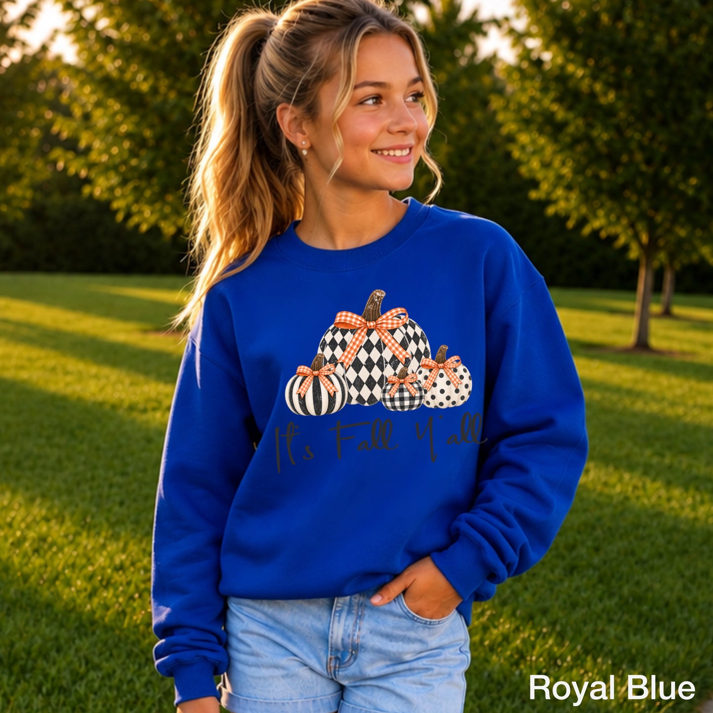 It’s Fall Yall Youth Crewneck Sweatshirt