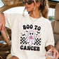 Boo To Cancer Comfort Color Graphic Tee