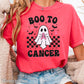 Boo To Cancer Comfort Color Graphic Tee