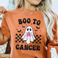 Boo To Cancer Comfort Color Graphic Tee