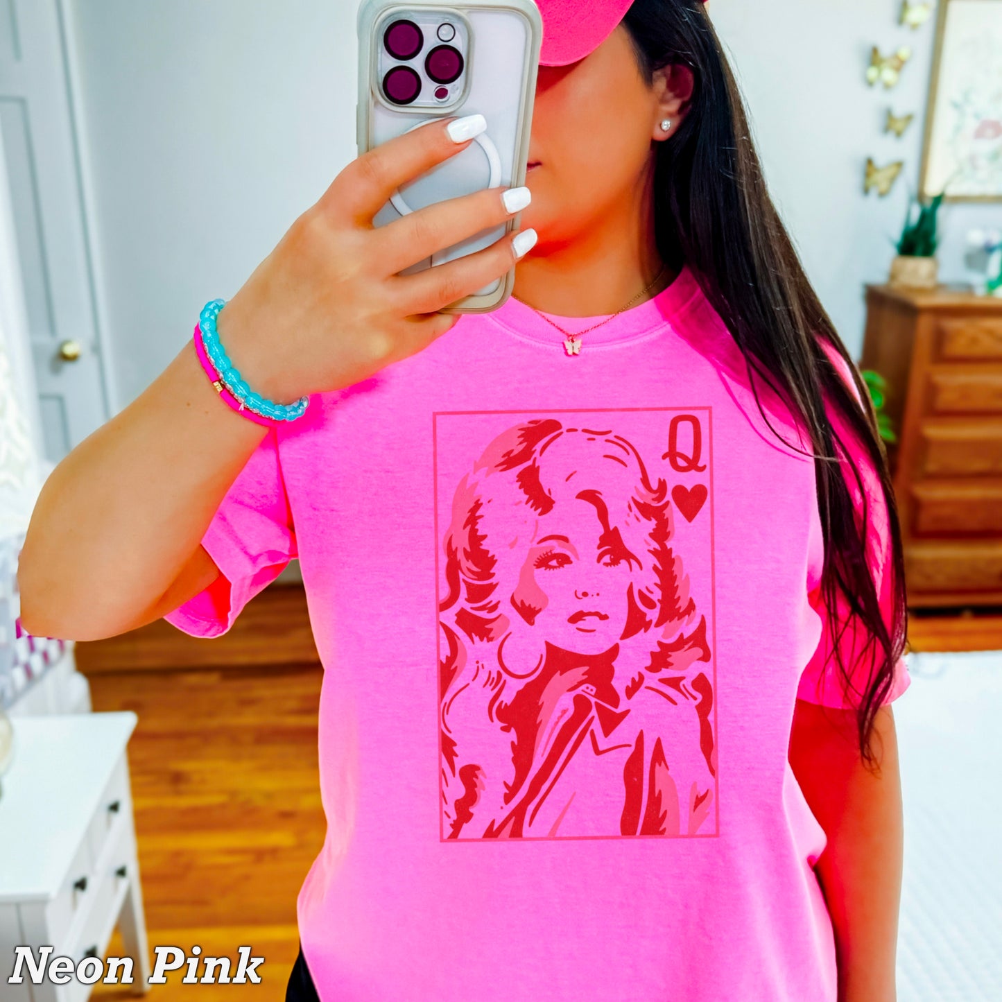 Dolly Queen Of Hearts Comfort Color Graphic Tee
