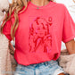 Dolly Queen Of Hearts Comfort Color Graphic Tee