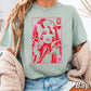 Dolly Queen Of Hearts Comfort Color Graphic Tee