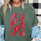 Dolly Queen Of Hearts Comfort Color Graphic Tee