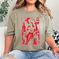 Dolly Queen Of Hearts Comfort Color Graphic Tee