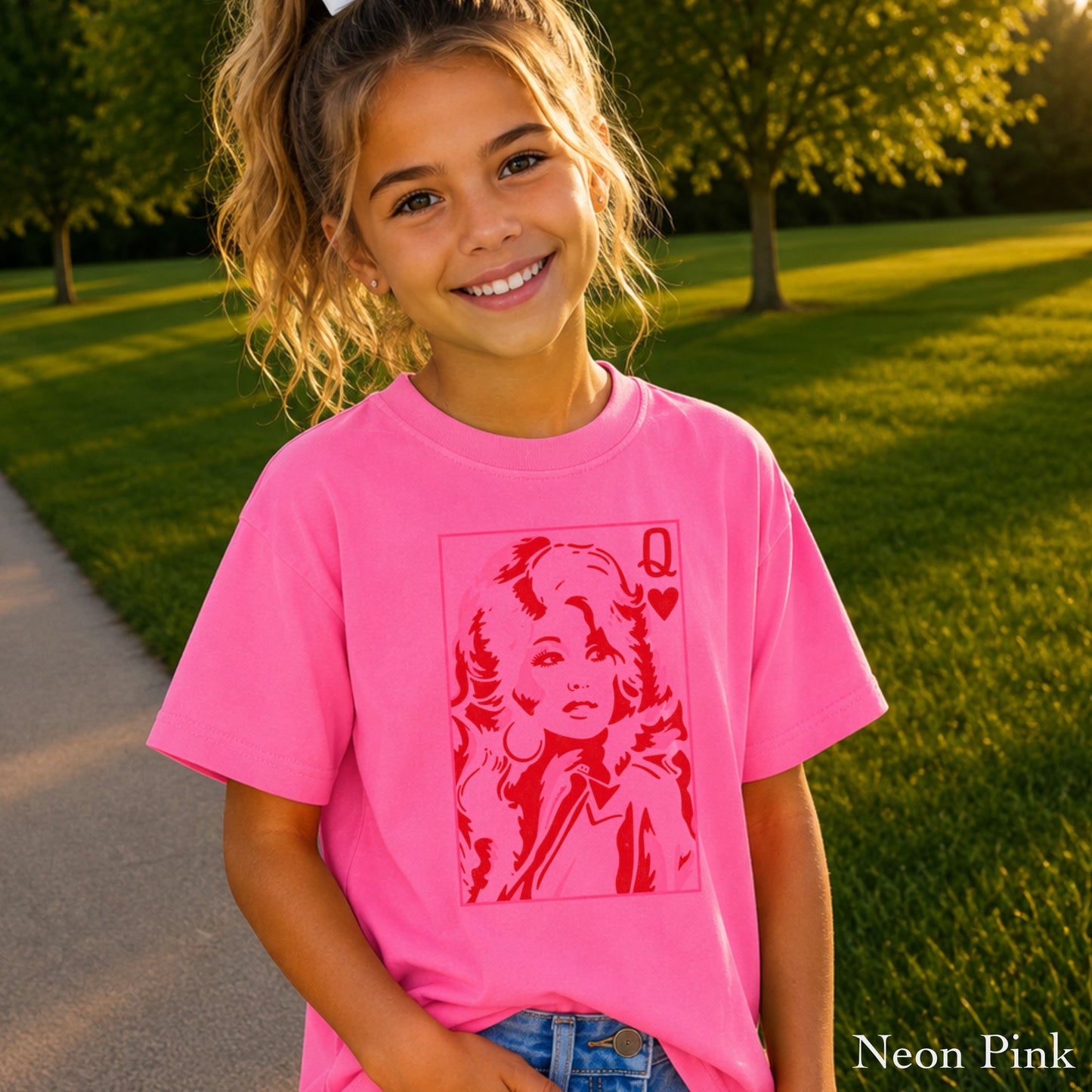 Dolly Queen Of Hearts  Youth Comfort Color T-Shirt