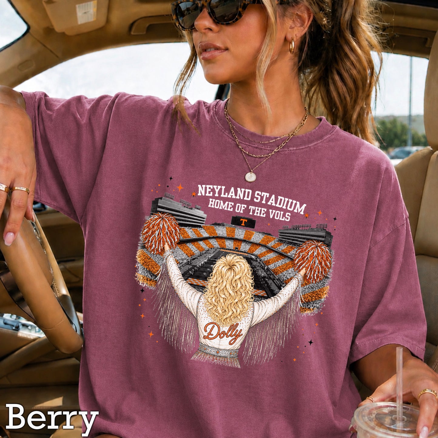 Dolly Stadium Comfort Color Graphic Tee