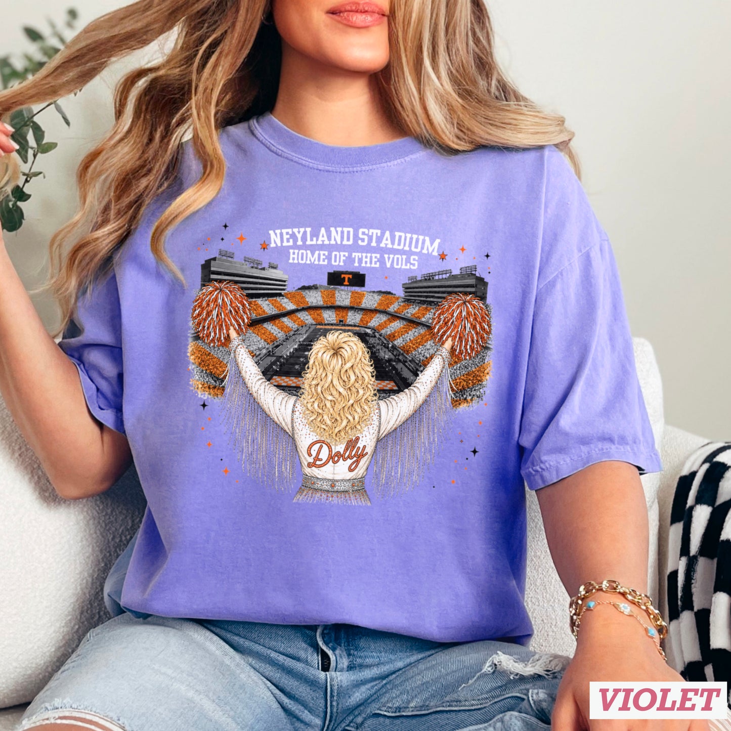 Dolly Stadium Comfort Color Graphic Tee