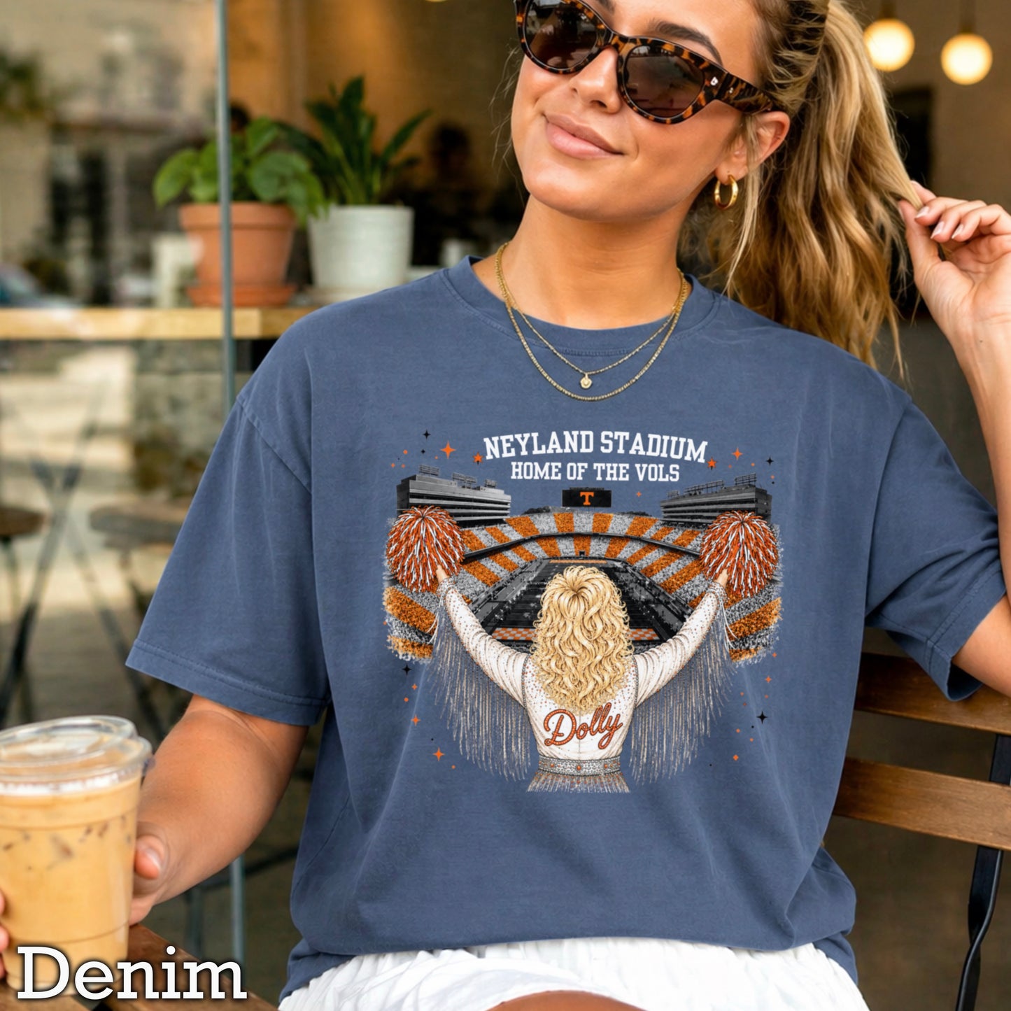 Dolly Stadium Comfort Color Graphic Tee