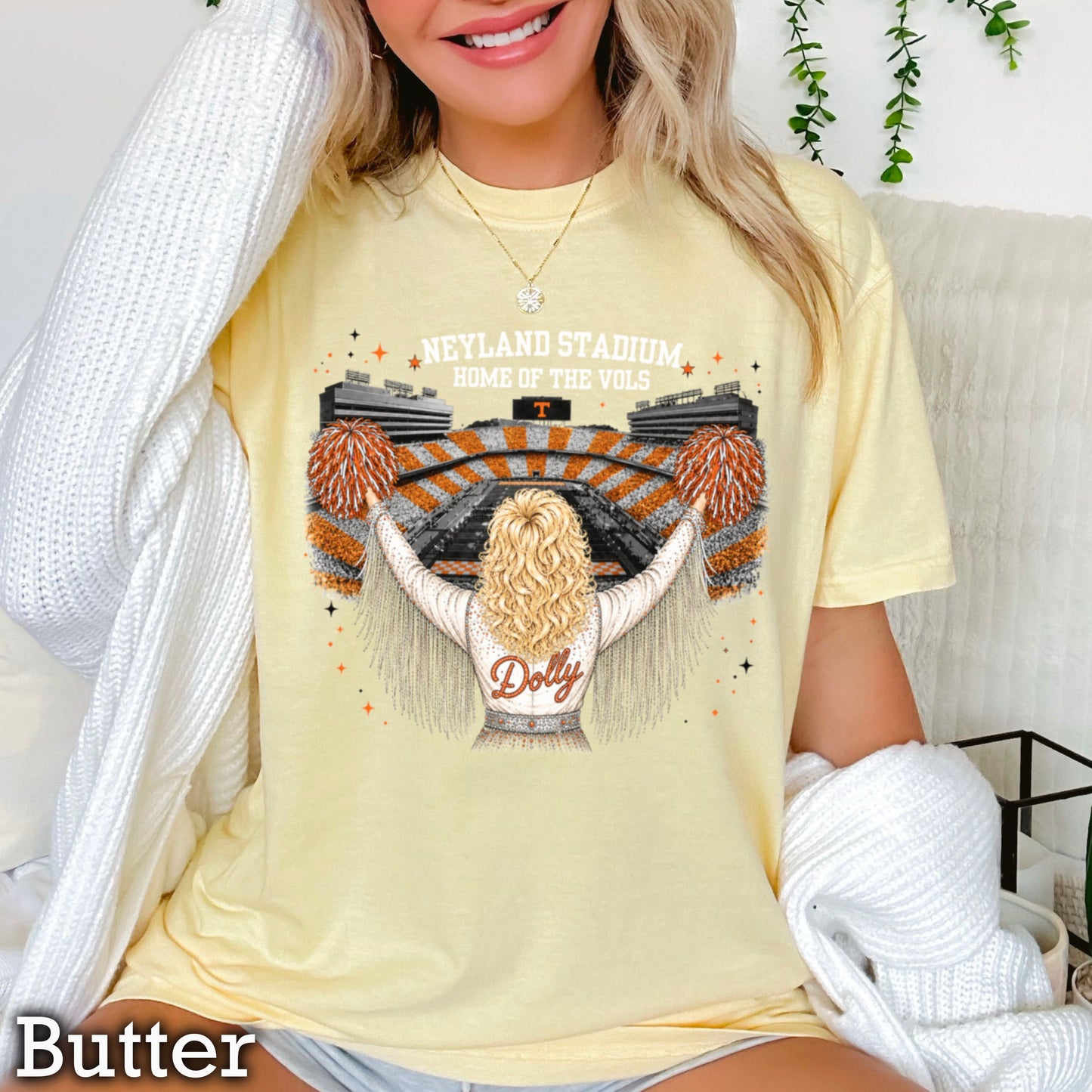 Dolly Stadium Comfort Color Graphic Tee