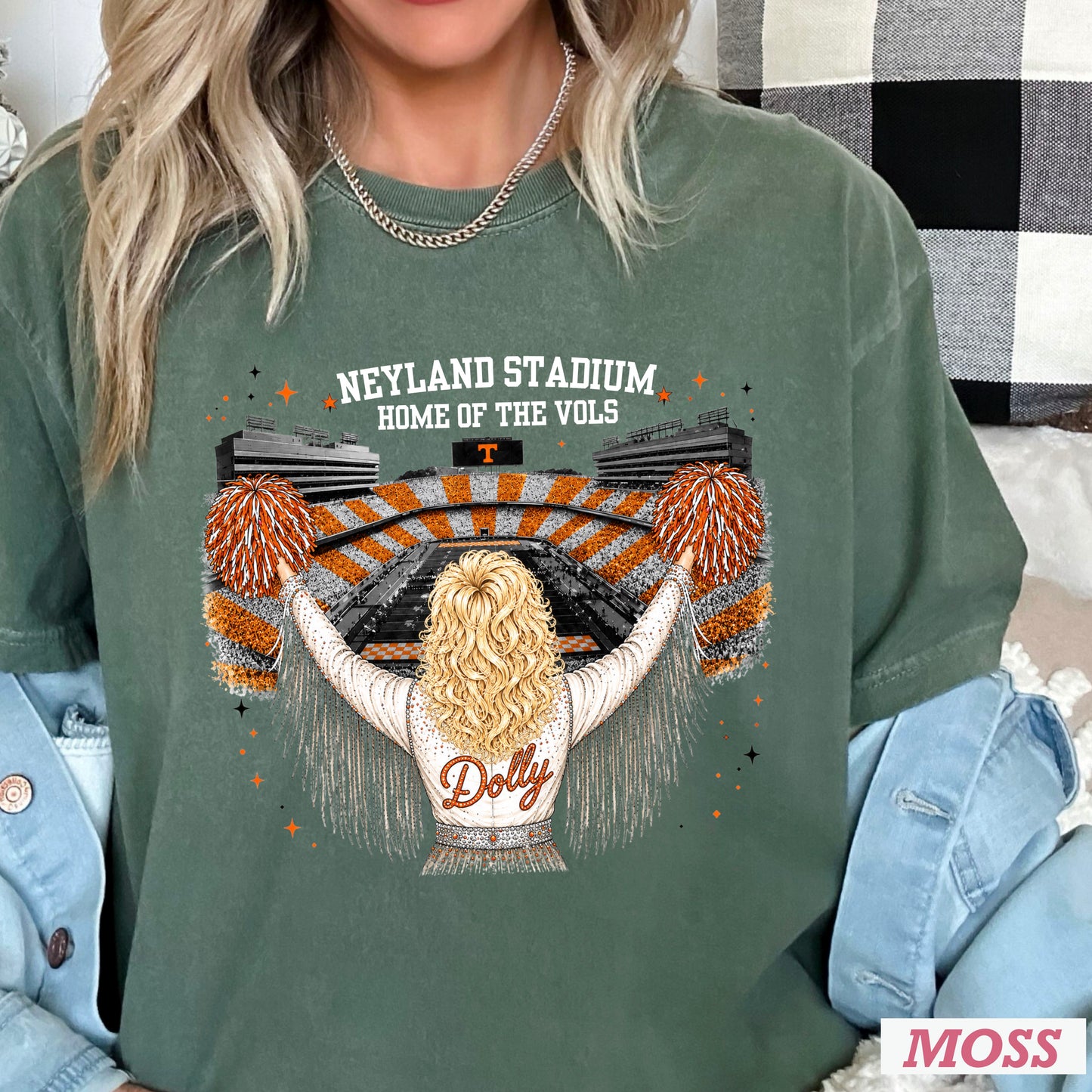 Dolly Stadium Comfort Color Graphic Tee