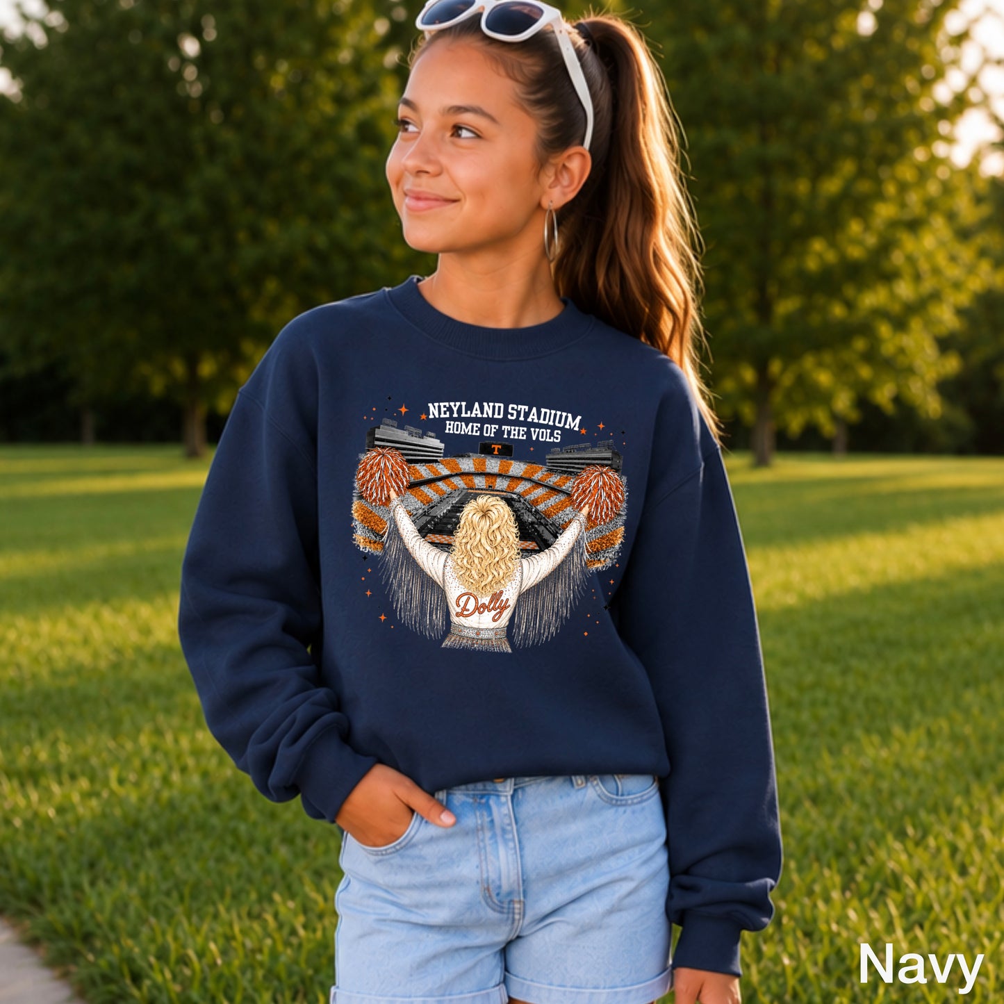 Dolly Stadium Youth Crewneck Sweatshirt