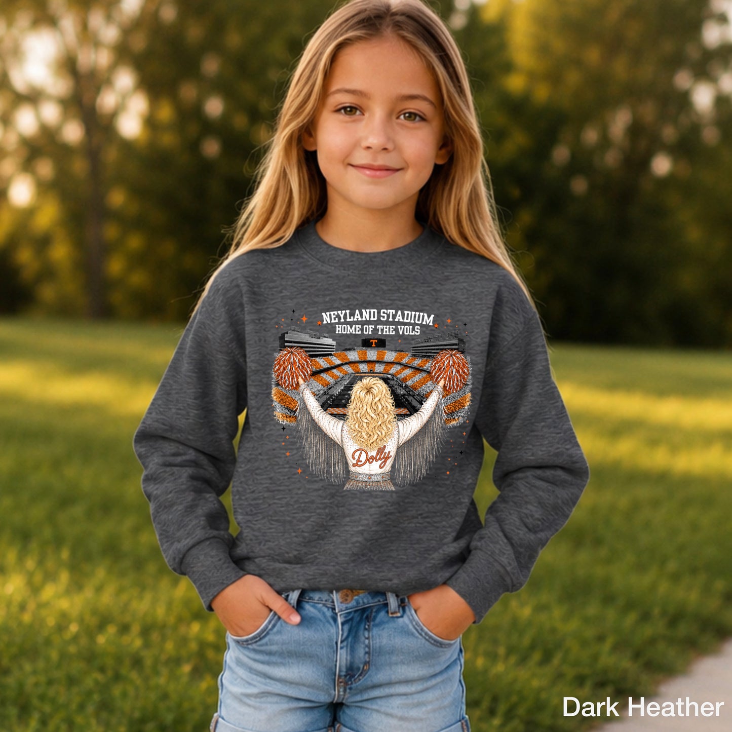 Dolly Stadium Youth Crewneck Sweatshirt