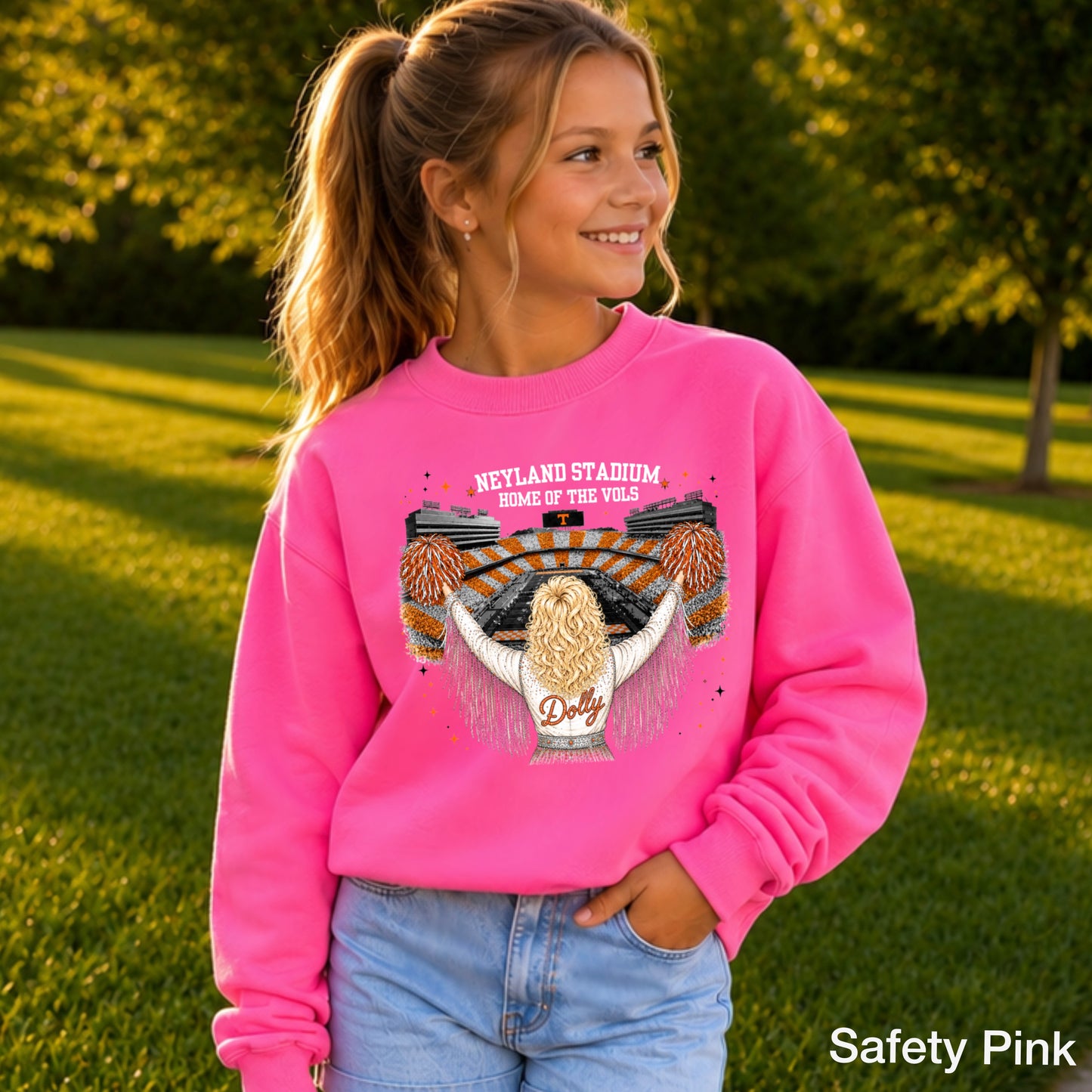 Dolly Stadium Youth Crewneck Sweatshirt