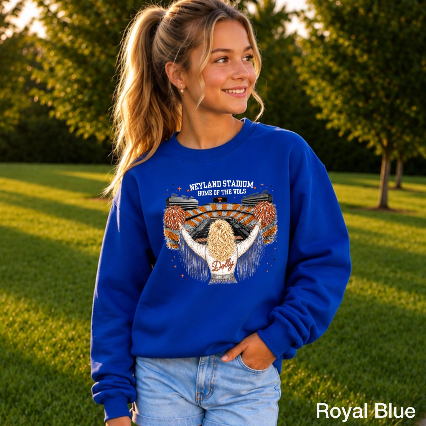 Dolly Stadium Youth Crewneck Sweatshirt