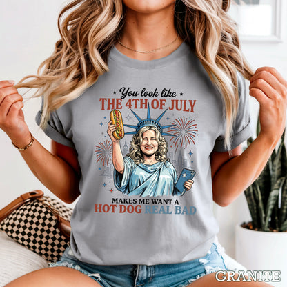 You Look Like The 4th Of July Comfort Color Graphic Tee