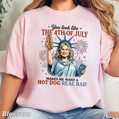 You Look Like The 4th Of July Comfort Color Graphic Tee