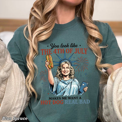 You Look Like The 4th Of July Comfort Color Graphic Tee