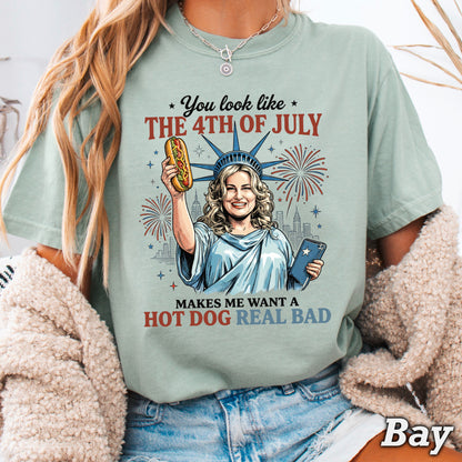 You Look Like The 4th Of July Comfort Color Graphic Tee