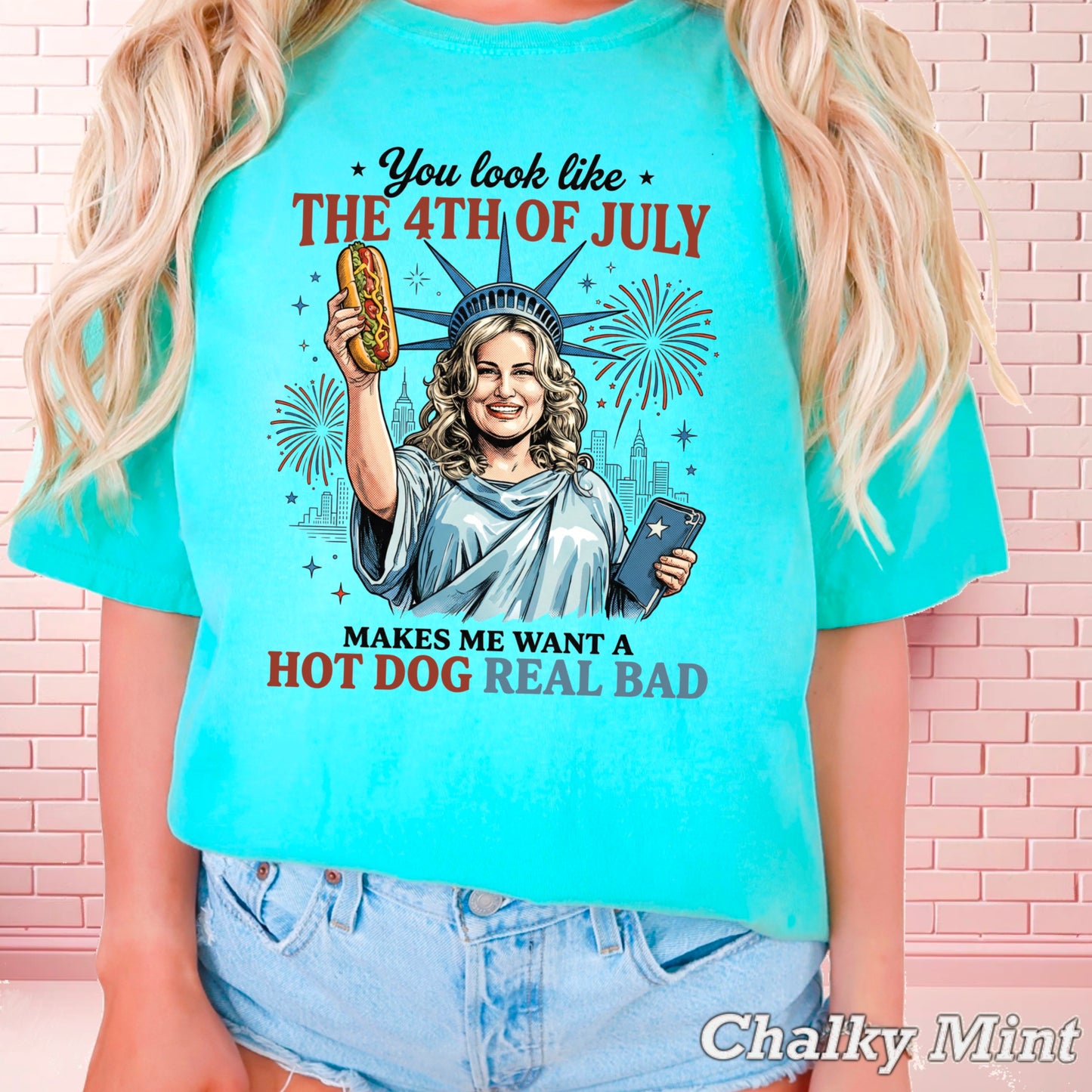 You Look Like The 4th Of July Comfort Color Graphic Tee