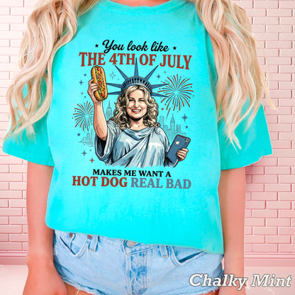 You Look Like The 4th Of July Comfort Color Graphic Tee