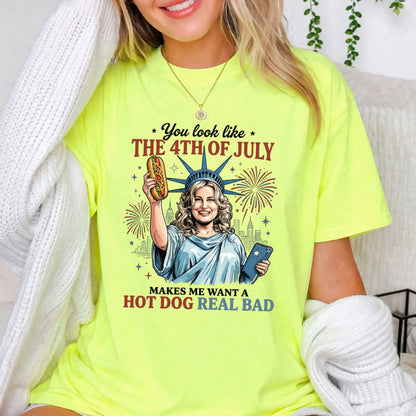 You Look Like The 4th Of July Comfort Color Graphic Tee