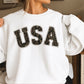 USA Camo Crewneck Sweatshirt