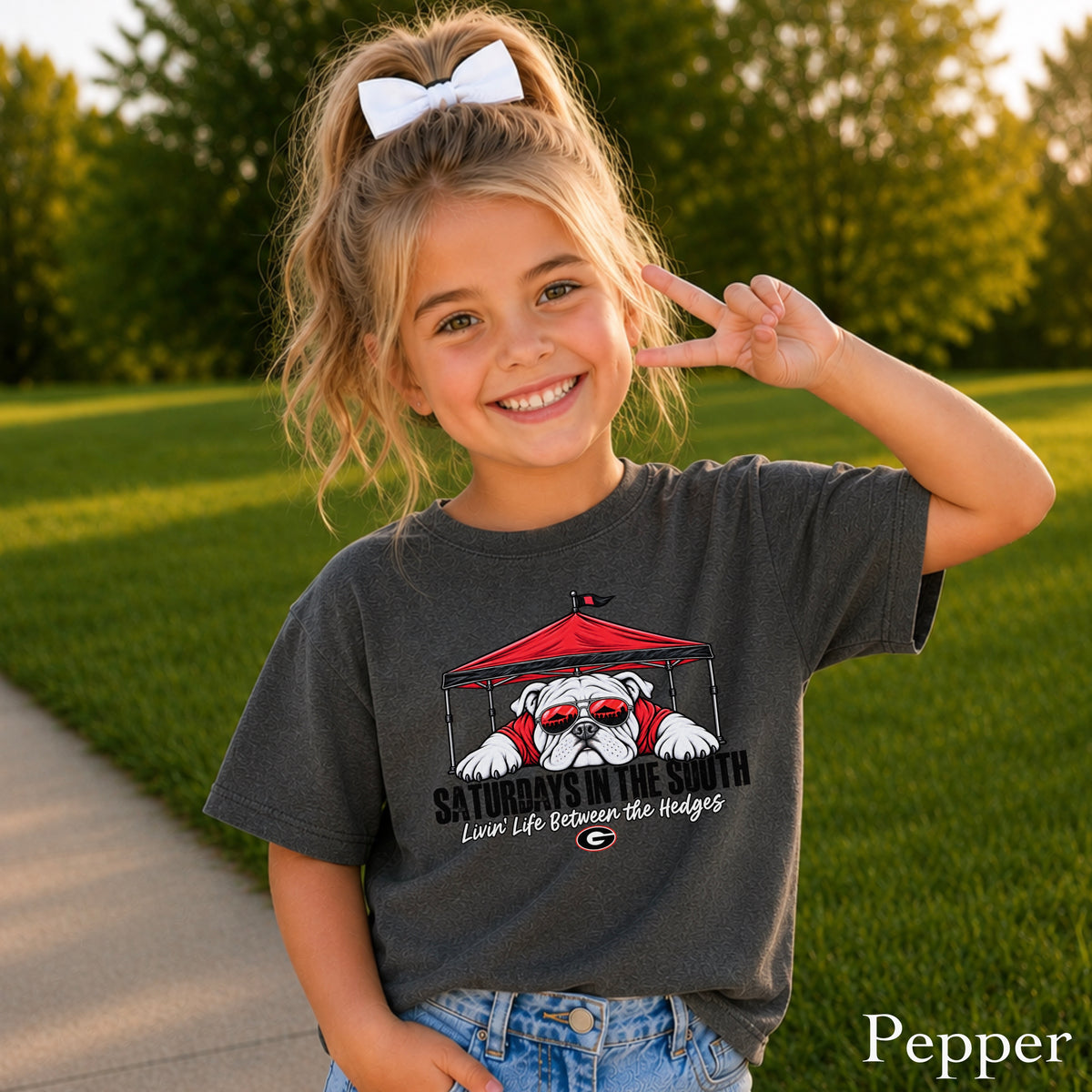 Saturdays In The South Youth Comfort Color T-Shirt