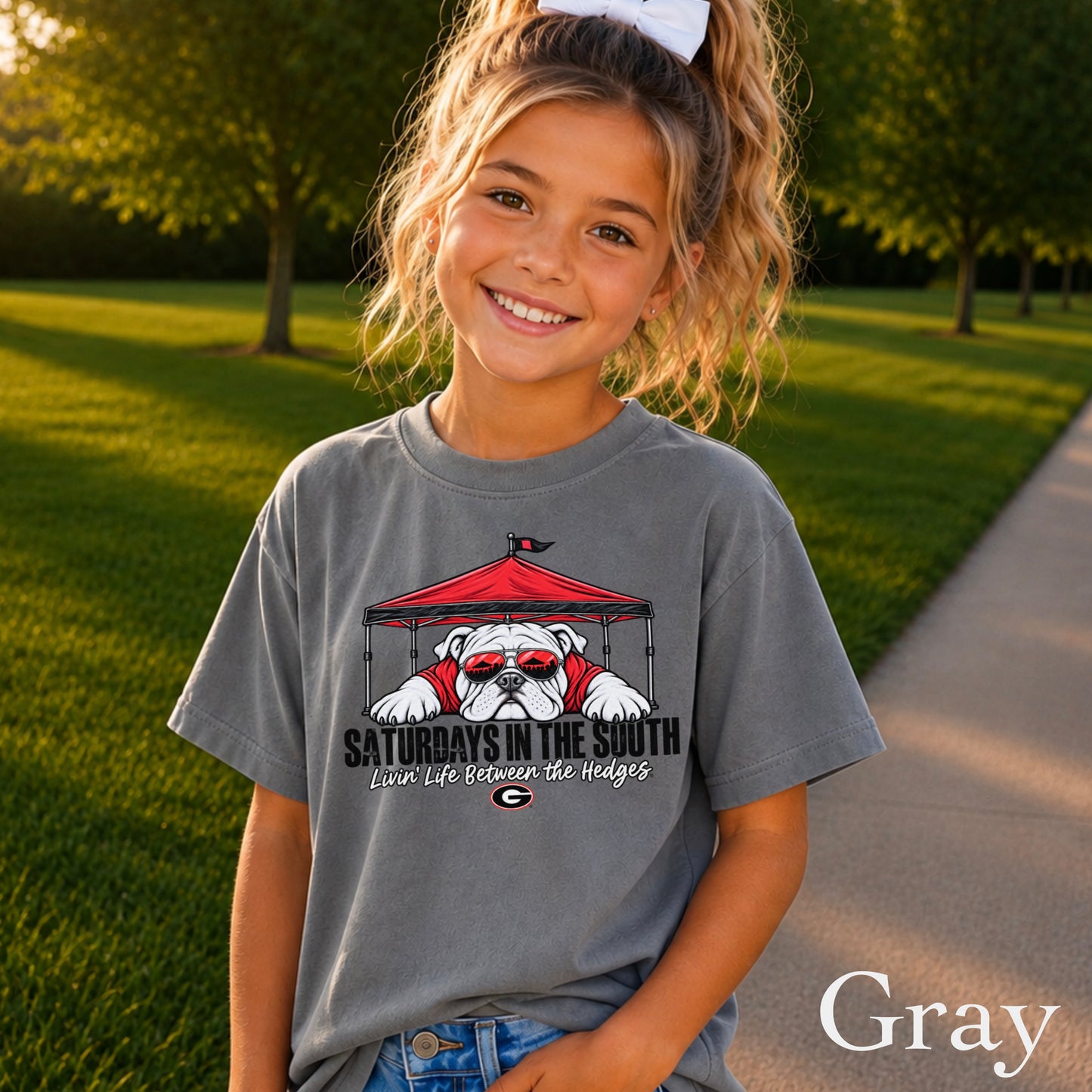 Saturdays In The South Youth Comfort Color T-Shirt